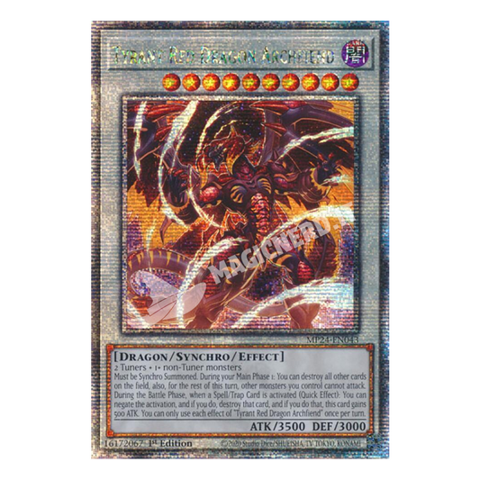Arcidemone Drago Rosso Tiranno quarter century