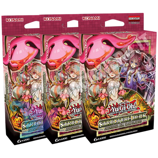 3x Structure Deck: Attenzione alla Trappolatrice – 1ª Edizione (ITA)