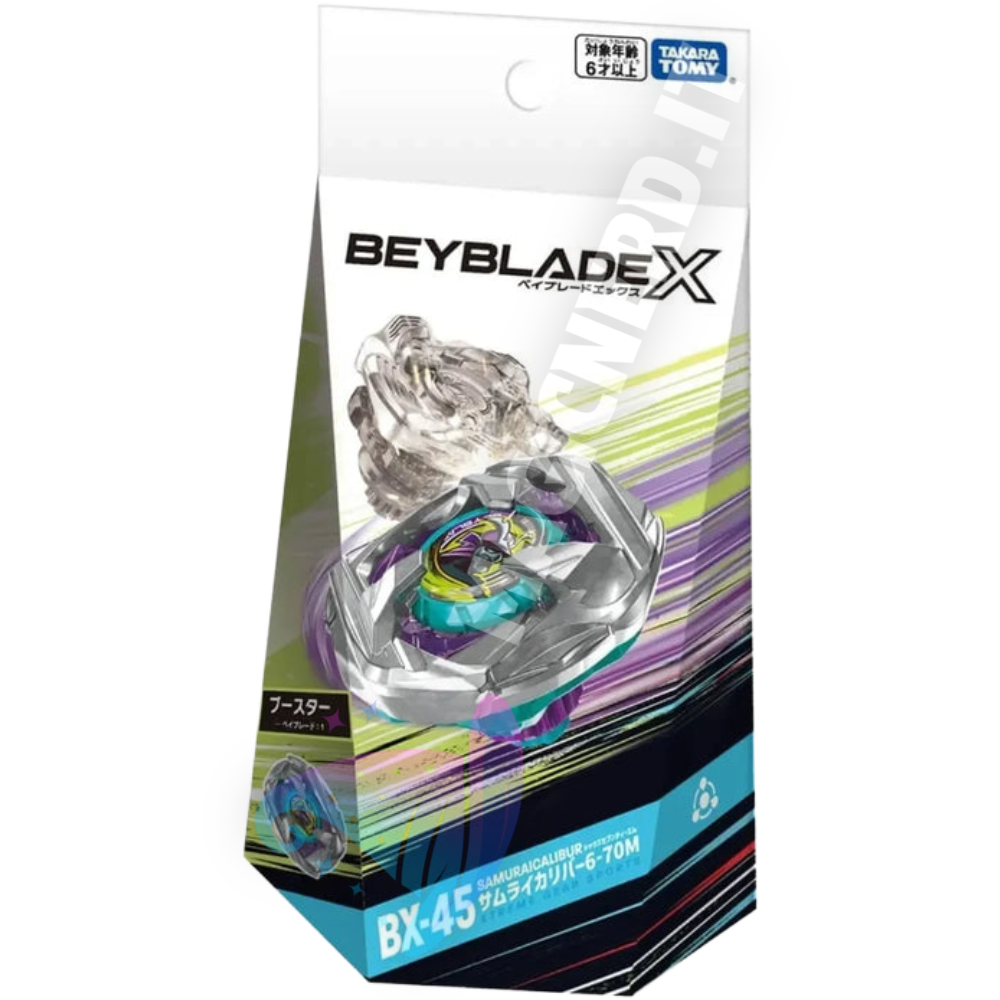 Beyblade X BX-45 Samurai Calibur 6-70M Takara Tomy