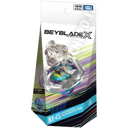 Beyblade X BX-45 Samurai Calibur 6-70M Takara Tomy