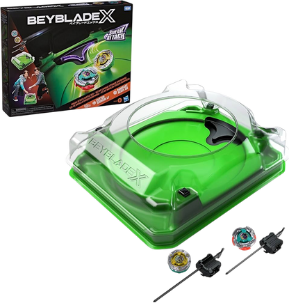 Beyblade X Sneak Attack Battle Set - Set Hasbro con Arena Meccanica