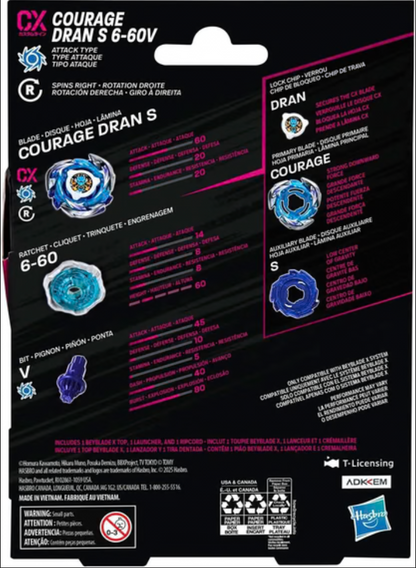 Beyblade X - Starter Pack Courage Dran S 6-60V CX
