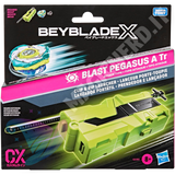 Beyblade X Blast Pegasus A Tr con Clip & Rip Launcher