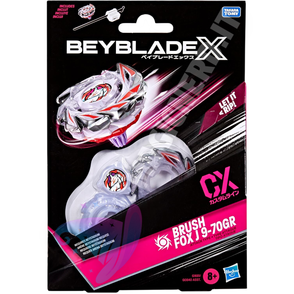 Beyblade X Brush Fox J 9-70GR CX Starter Pack