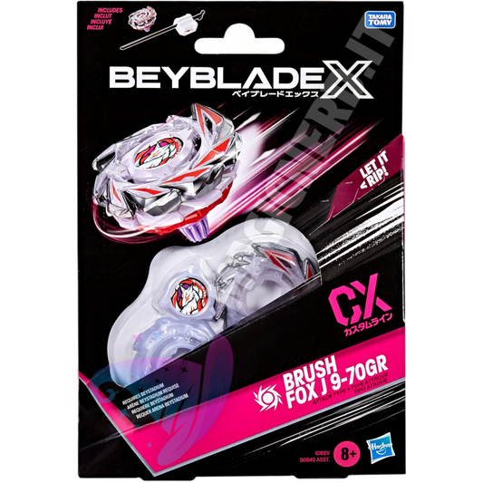 Beyblade X Brush Fox J 9-70GR CX Starter Pack