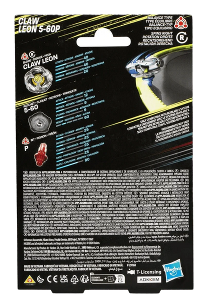 Beyblade x Claw Leon 5-60P Starter Pack