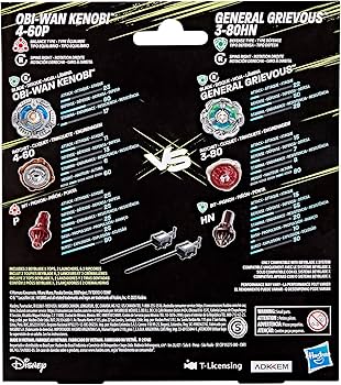 Beyblade X Star Wars Collab: Obi-Wan Kenobi vs Generale Grievous Multipack