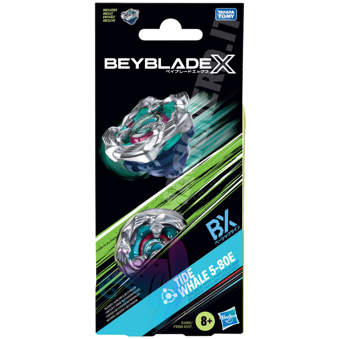 Beyblade X Tide Whale 5-80E Booster Pack