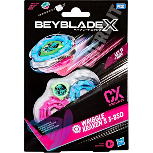 Beyblade x Wriggle Kraken s 3-85O CX Starter Pack