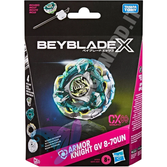 Beyblade X Armor Knight GV 8-70UN CX Starter Pack