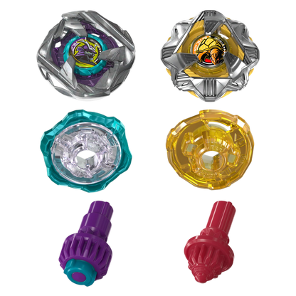 Beyblade X Calibur Samurai 6-70M & Obsidian Shell 3-85S - Dual Pack