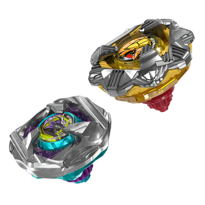 Beyblade X Calibur Samurai 6-70M & Obsidian Shell 3-85S - Dual Pack