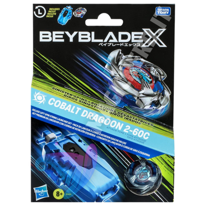Beyblade X Cobalt Dragoon 2-60C – Set Deluxe con Lanciatore