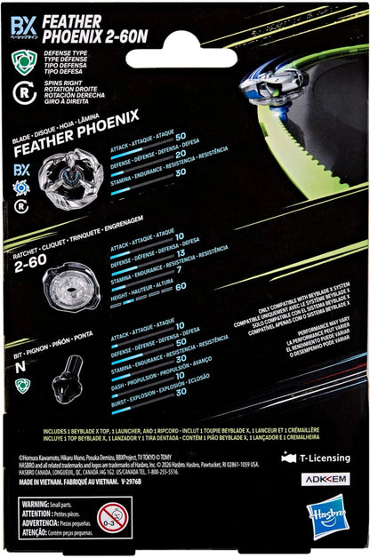 Beyblade X Feather phoenix 2-60N Starter Pack