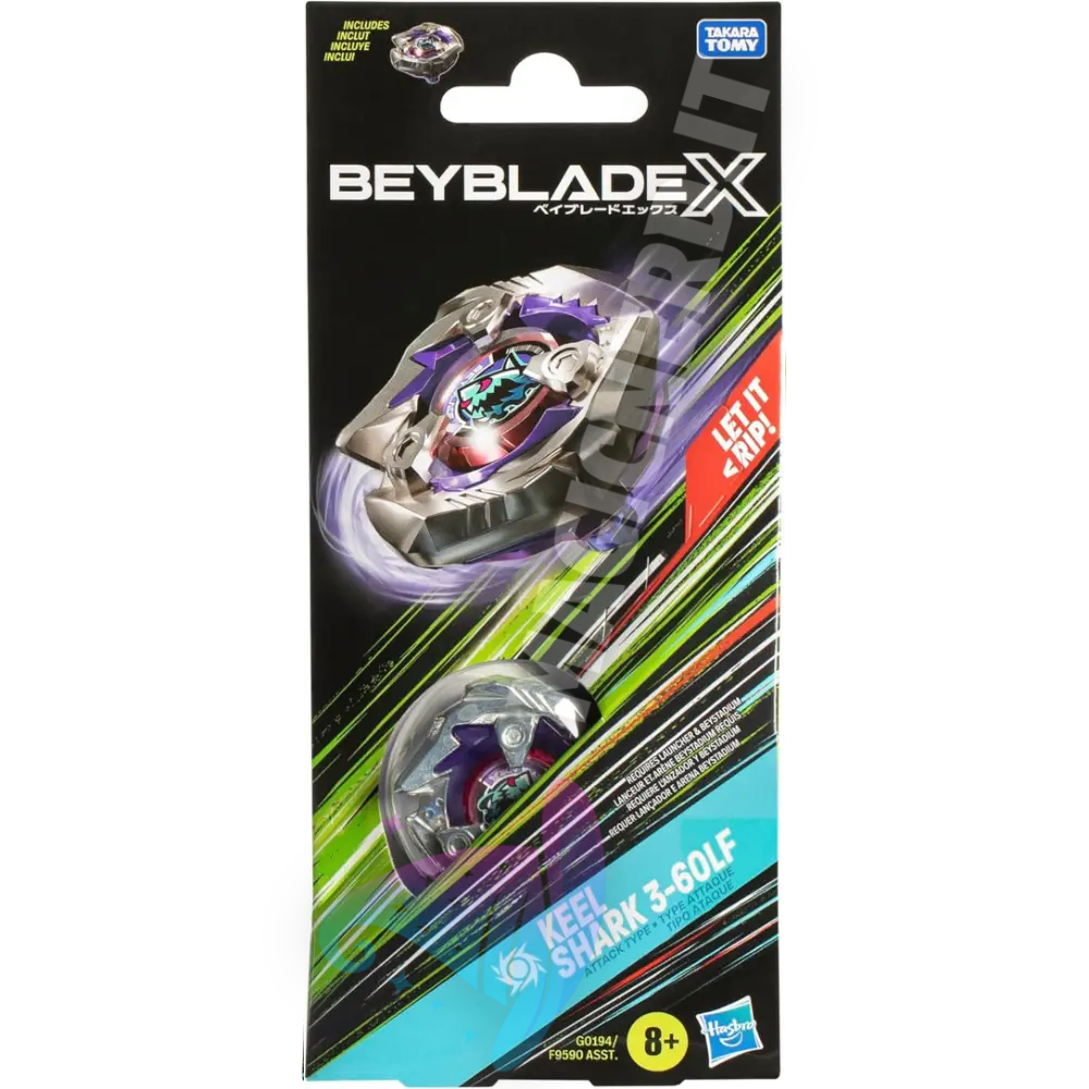 Beyblade X Keel shark 3-60LF Booster Pack
