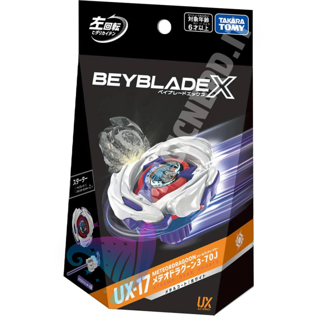 Beyblade X UX-17 Meteor Dragoon 3-70J Starter Pack – Takara Tomy