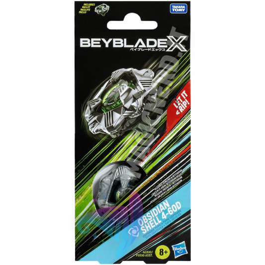Beyblade X Obsidian Shell 4-60D Booster Pack