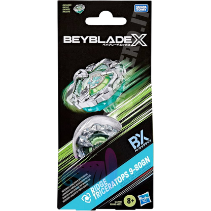 Beyblade X Ridge Triceratops 9-80GN Booster Pack