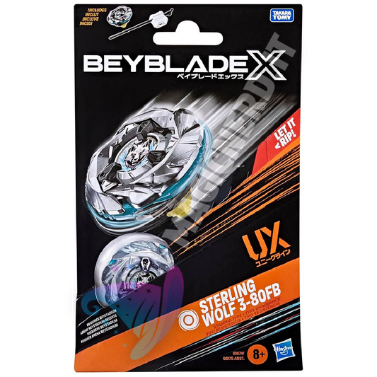 Beyblade x Sterling Wolf 3-80FB UX Starter Pack