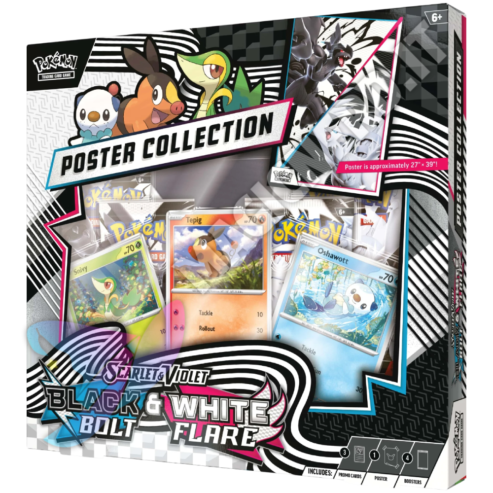 Collezione Con Poster Unima Luce Nera e Fuoco Bianco (ITA)
