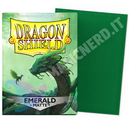 Matte Emerald Standard (100 Bustine) Dragon Shield