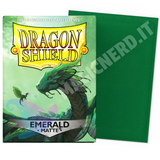 Matte Emerald Standard (100 Bustine) Dragon Shield