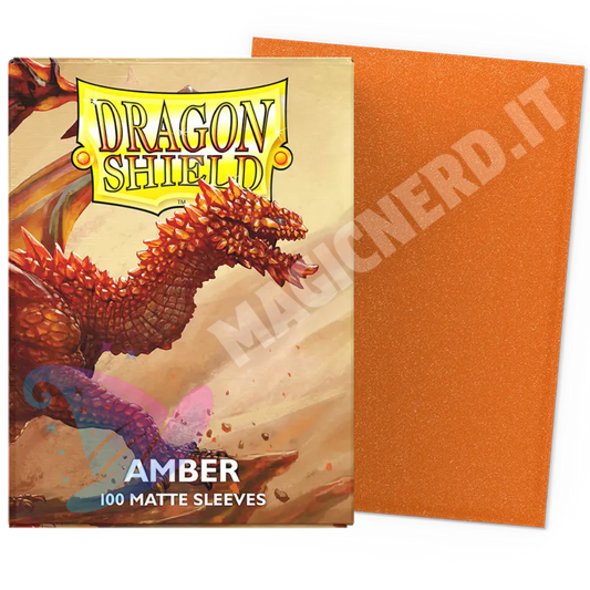 Matte Amber Standard (100 Bustine) Dragon Shield