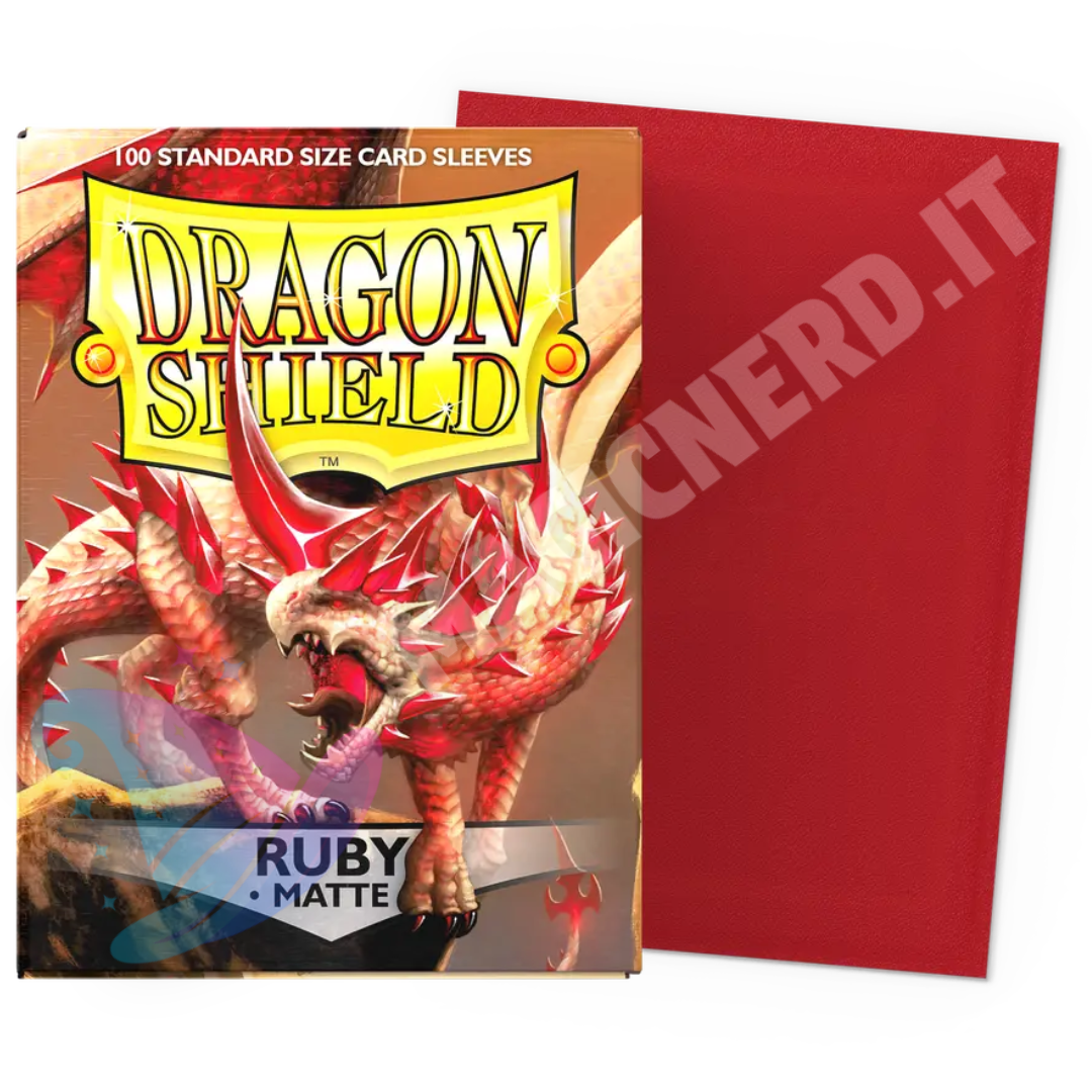Matte Ruby Standard (100 Bustine) Dragon Shield