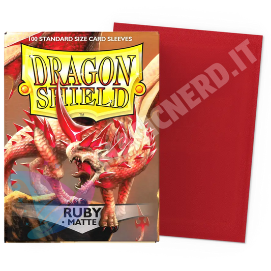 Matte Ruby Standard (100 Bustine) Dragon Shield