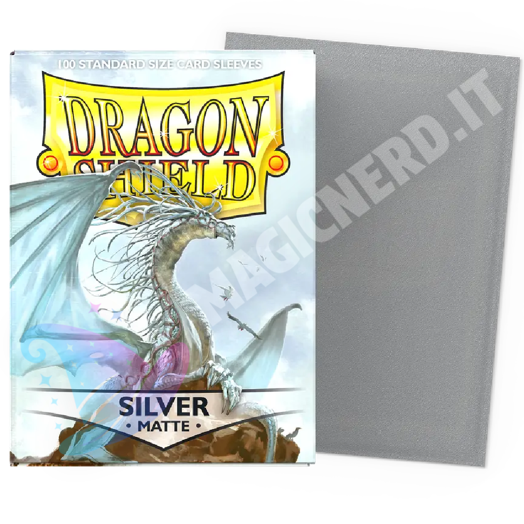 Matte Silver Standard (100 Bustine) Dragon Shield