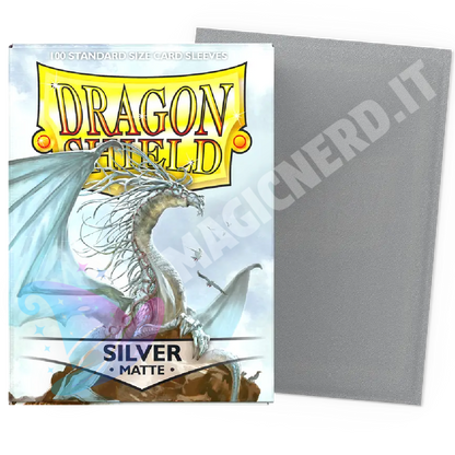 Matte Silver Standard (100 Bustine) Dragon Shield
