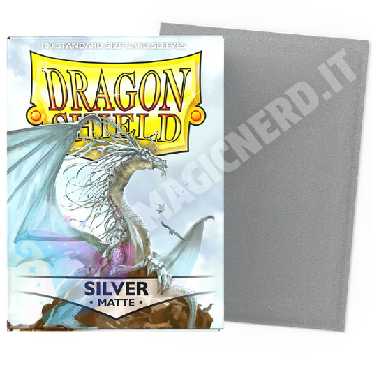 Matte Silver Standard (100 Bustine) Dragon Shield