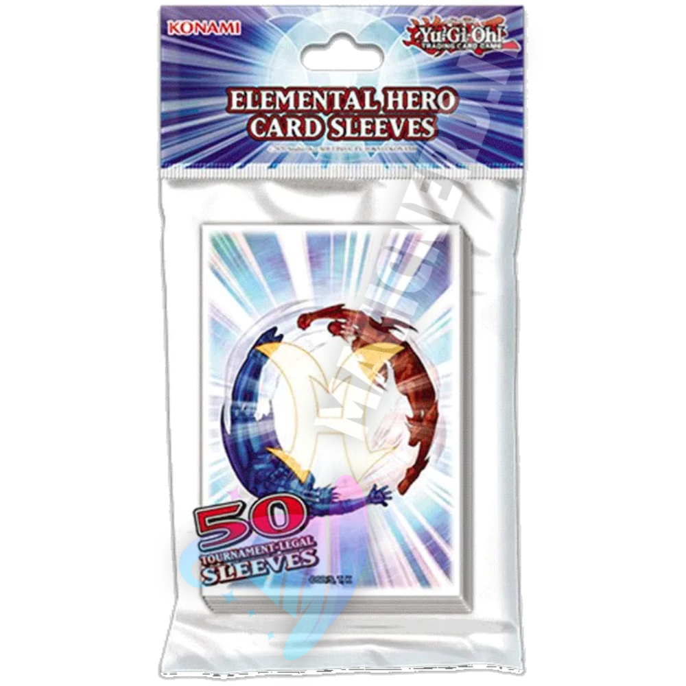 Elemental hero card sleeves Yu-Gi-Oh! (50 bustine)