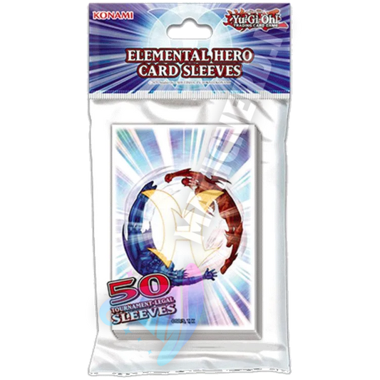 Elemental hero card sleeves Yu-Gi-Oh! (50 bustine)