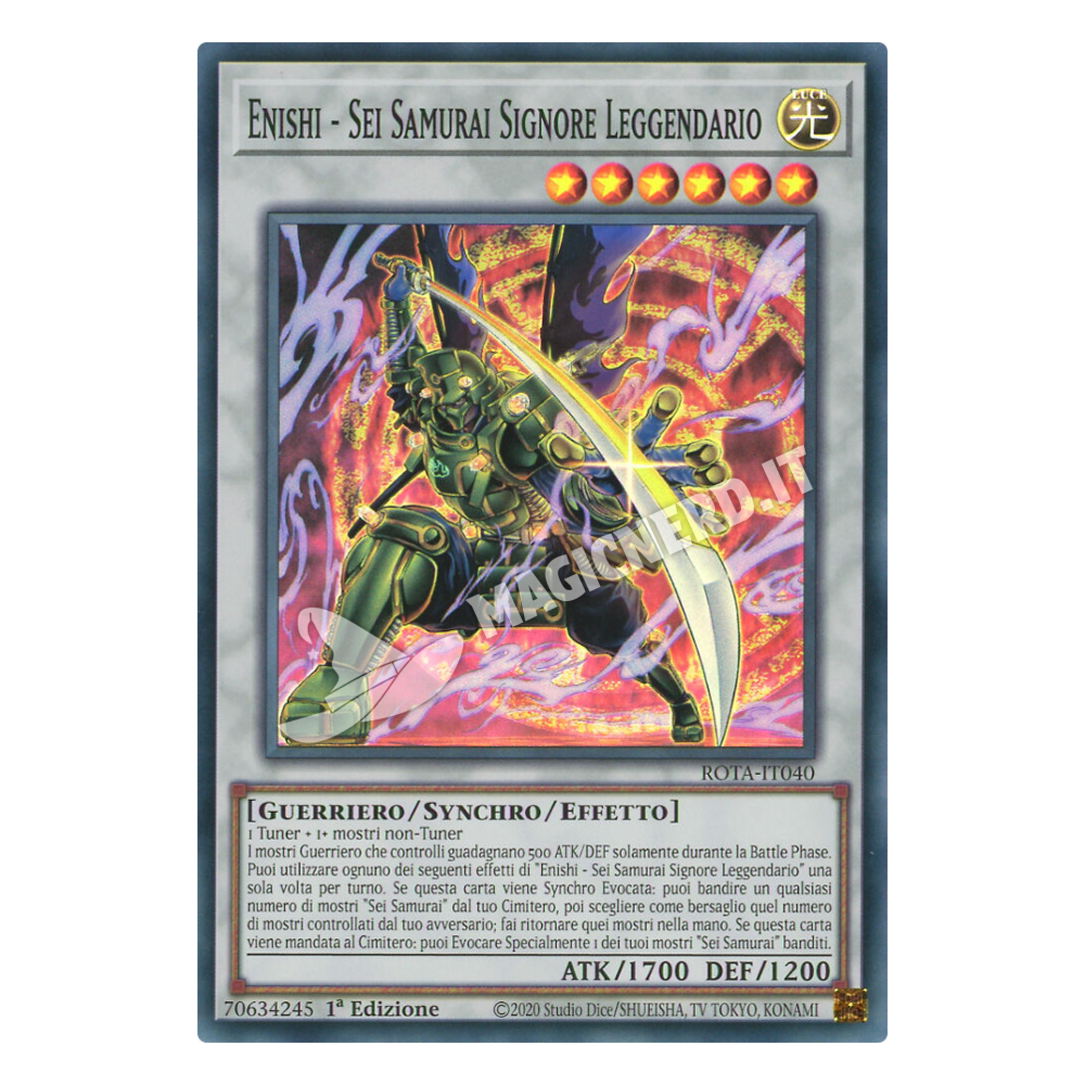 Enishi - Sei Samurai Signore Leggendario super rara