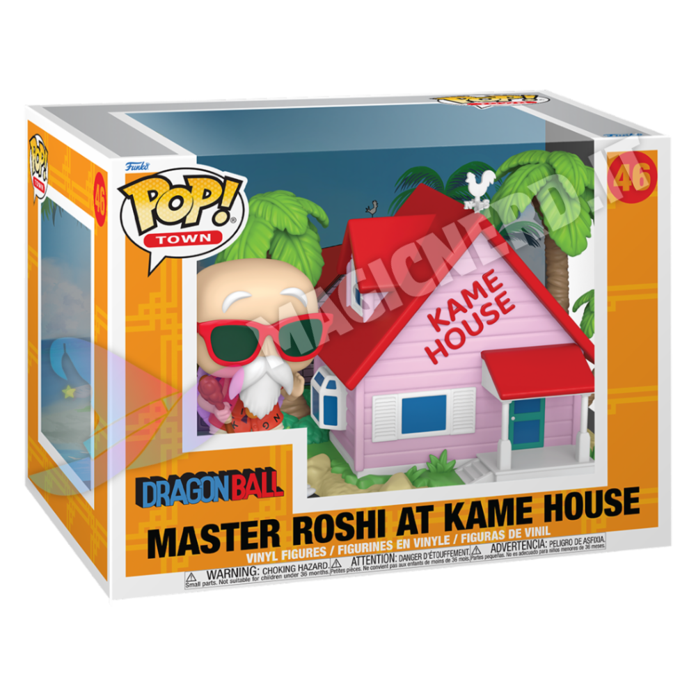 Funko Pop! Town Animation Dragon Ball Master Roshi at Kame House 46