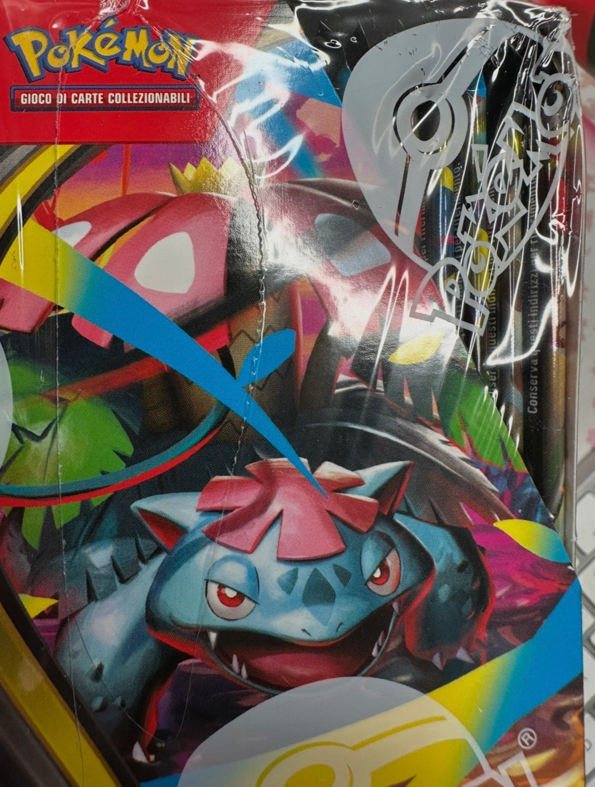 (DIFETTO DI PELLICOLA) Megaevoluzione Display Box Con Topper Promo 36 Buste (ITA)