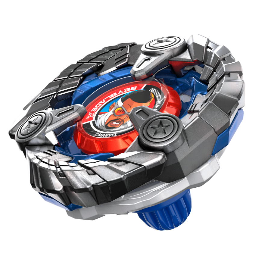 Beyblade X Marvel Collab: Captain America vs. Red Hulk – Set Dual Pack