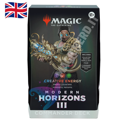 Magic Modern Horizons 3 Commander deck Creative Energy ENG