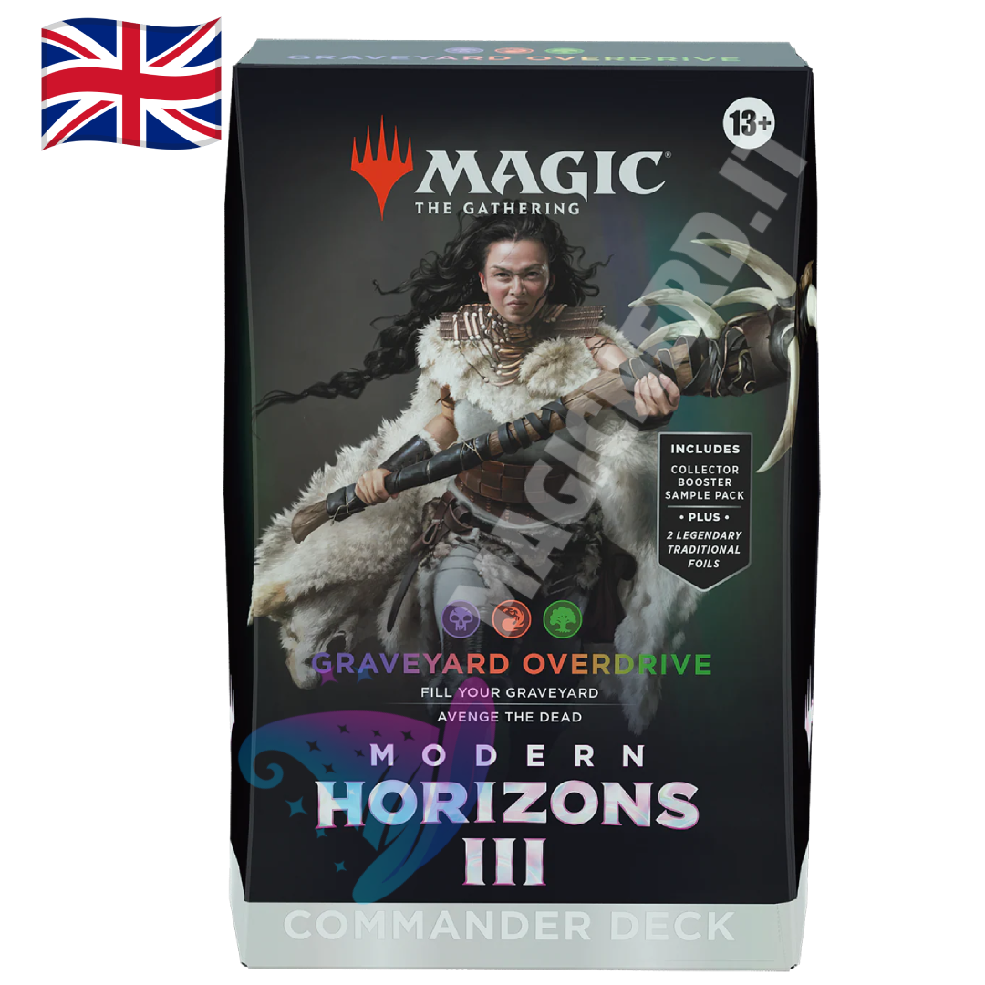 Magic Modern Horizons 3 Commander deck Graveyard Overdrive ENG