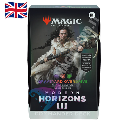 Magic Modern Horizons 3 Commander deck Graveyard Overdrive ENG