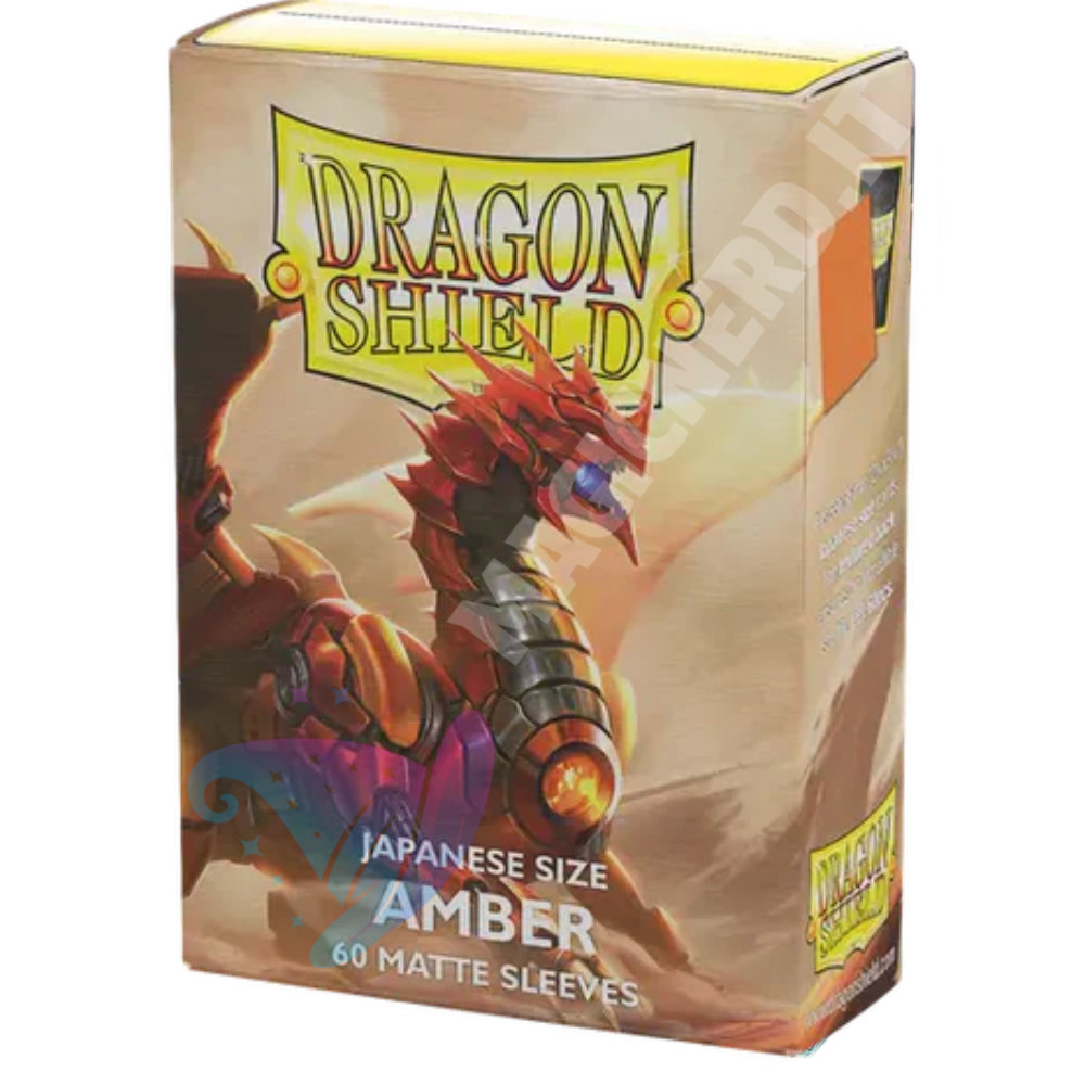 Dragon Shield Small Japanese Matte Amber – 60 bustine protettive per Yu-Gi-Oh!