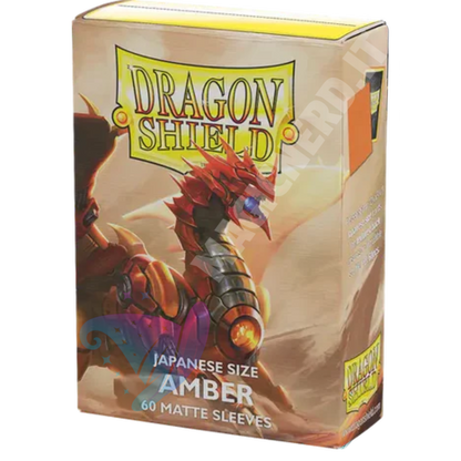 Dragon Shield Small Japanese Matte Amber – 60 bustine protettive per Yu-Gi-Oh!