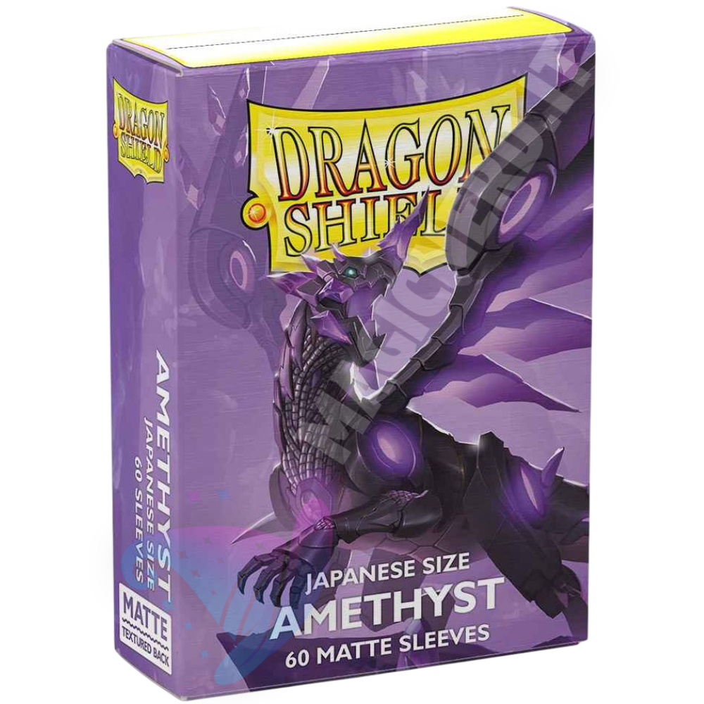 Dragon Shield Small Japanese Matte Amethyst – 60 bustine protettive per Yu-Gi-Oh!