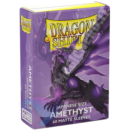 Dragon Shield Small Japanese Matte Amethyst – 60 bustine protettive per Yu-Gi-Oh!
