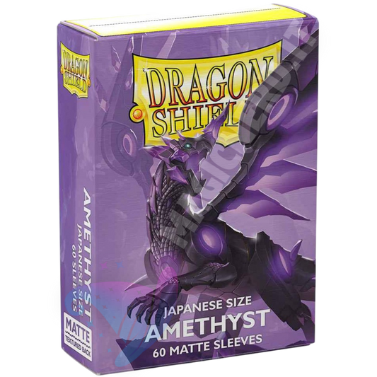 Dragon Shield Small Japanese Matte Amethyst – 60 bustine protettive per Yu-Gi-Oh!