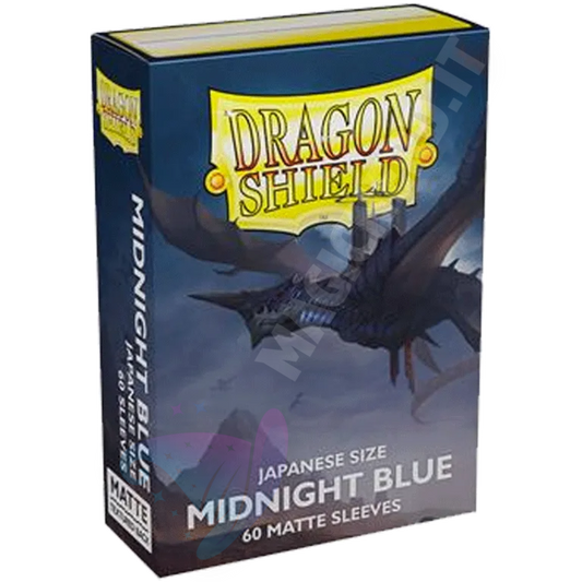 Dragon Shield Small Japanese Matte Midnight Blue – 60 bustine protettive per Yu-Gi-Oh!