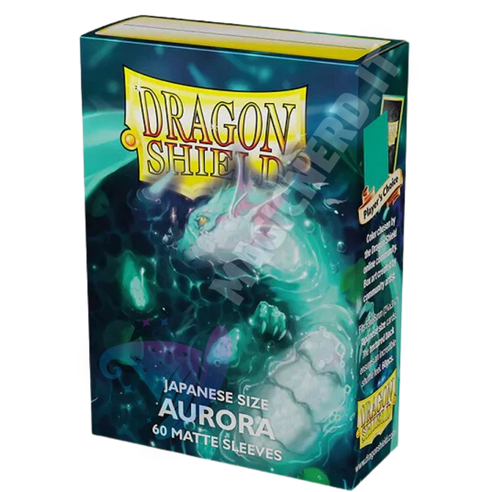 Dragon Shield Small Japanese Matte Aurora – 60 bustine protettive per Yu-Gi-Oh!