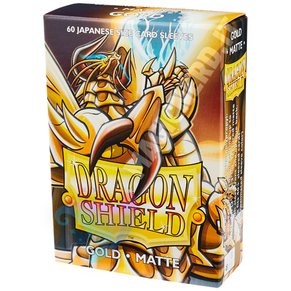 Dragon Shield Small Japanese Matte Gold – 60 bustine protettive per Yu-Gi-Oh!