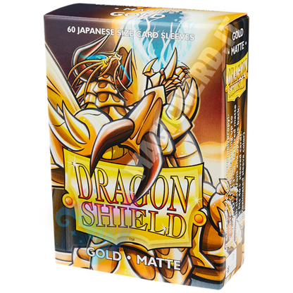 Dragon Shield Small Japanese Matte Gold – 60 bustine protettive per Yu-Gi-Oh!